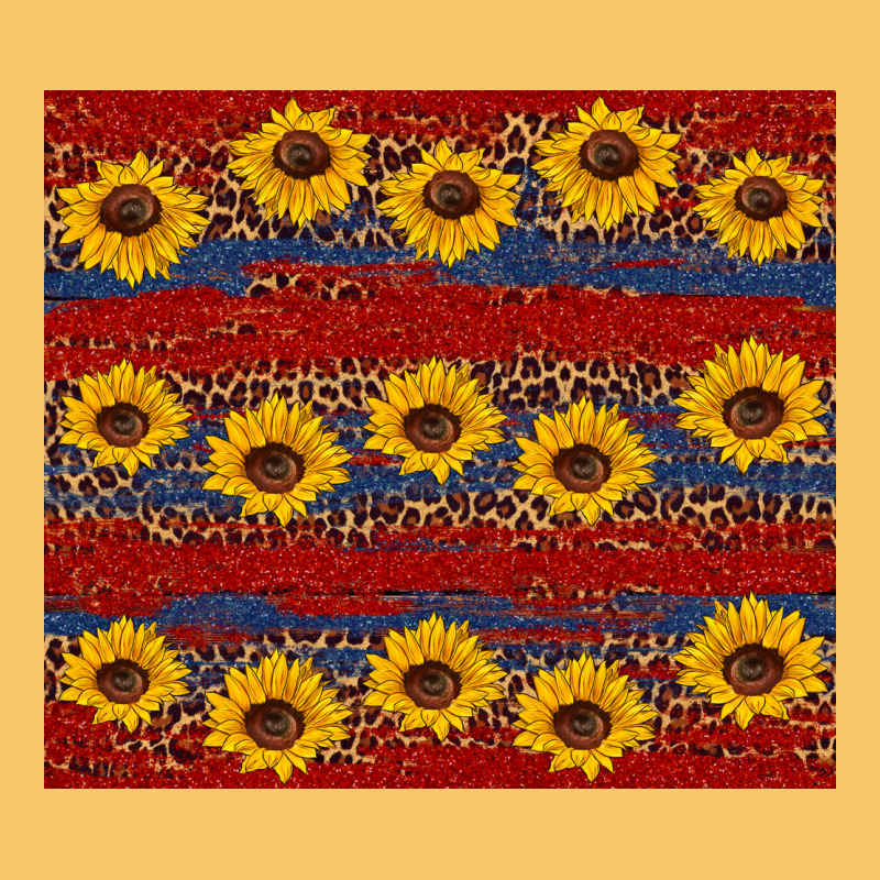 Usa And Sunflower Pattern Vintage Hoodie by Artiststas | Teevron