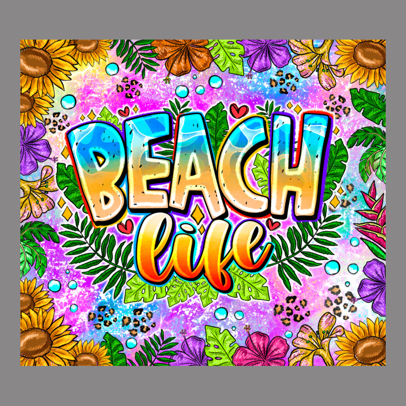 Beach Life Vintage Tee by CowhideDigitalArt | Teevron