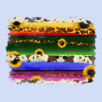 Serape Sunflowers Leopard Cowhide Background Urban Hoodie | Teevron