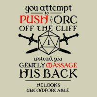 Tabletop Rpg D20 Orc Massage Critical Failure Heavy Core Tee | Teevron