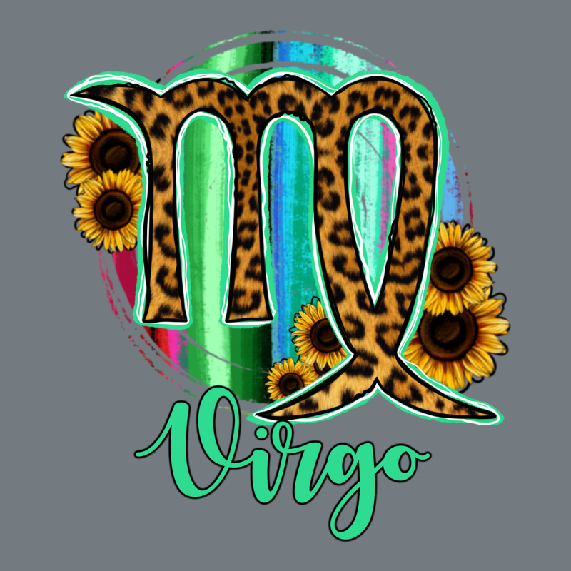 Virgo Zodiac Sign Sunflower Leopard Serape Heavyweight Sweatshirt by RanaPortraitStore | Teevron