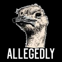 Letterkenny Allegedly Ostrich Funny Heavy Core Tee | Teevron