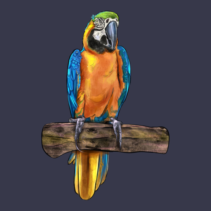 Blue Throated Macaw Long Sleeve Tee by LillyAllenDesigns | Teevron