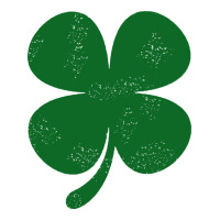 distressed green four leaf clover | Teevron