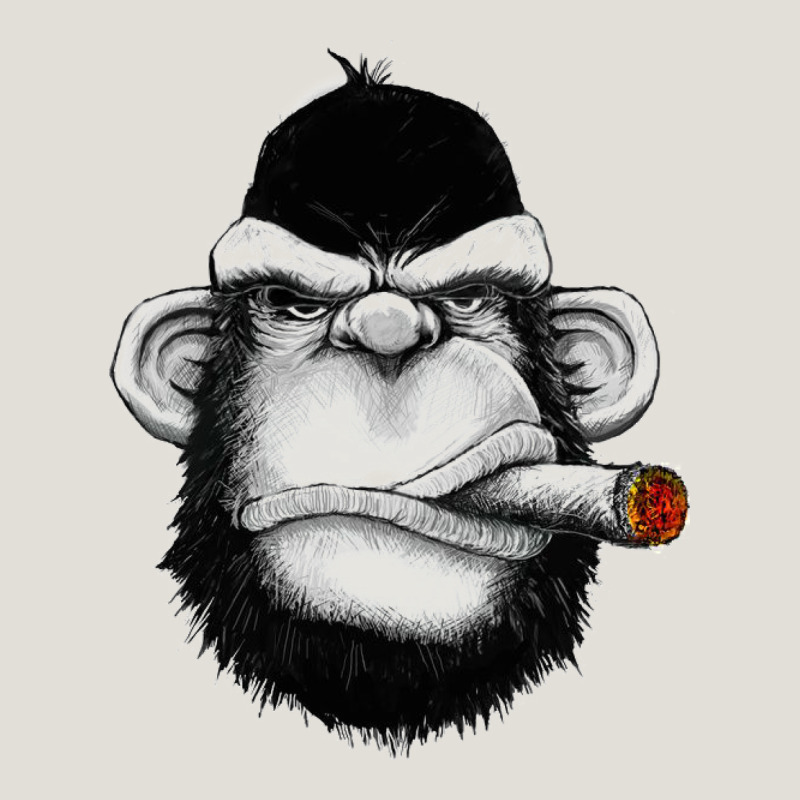 Monkey Smoking Heavy Core Tee by artisFamous | Teevron