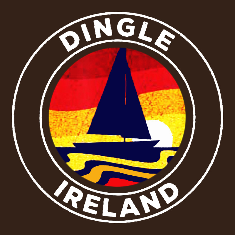 Dingle Ireland Vintage Sailboat 70s Retro Sunset Heavy Core Tee by artisFamous | Teevron