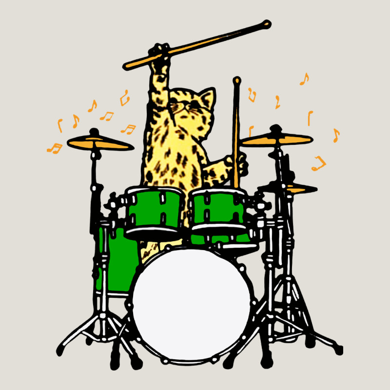 Drummer Cat Music Lover Musician Playing The Drums Heavy Core Tee by artisFamous | Teevron