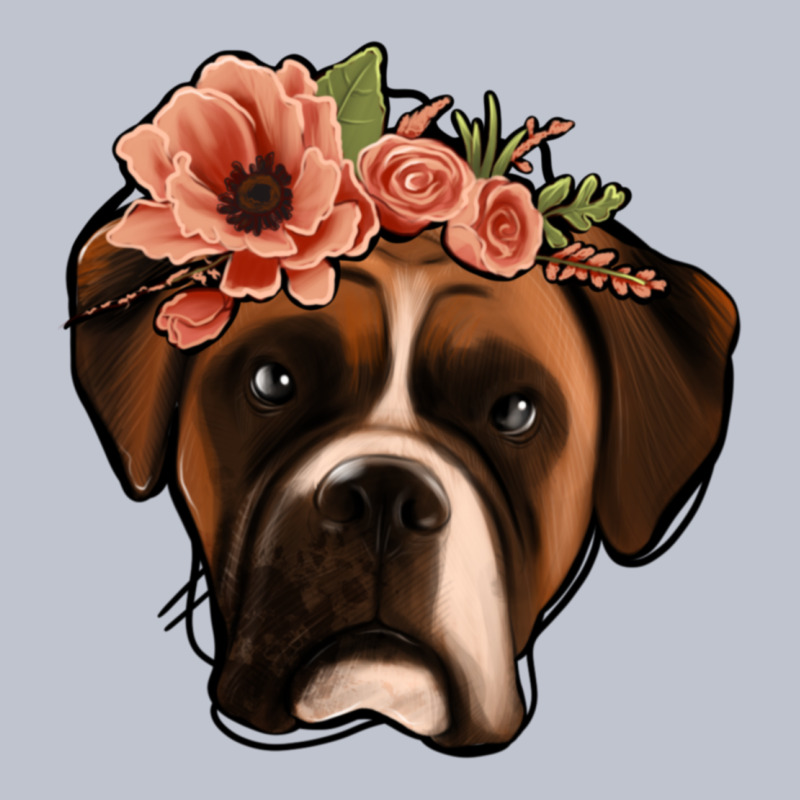 Floral Boxer Premium Hoodie by Jasminsmagicworld | Teevron