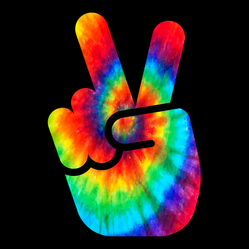 Cool Peace Hand Tie Dye T Shirt For Boys And Girls Heavy Core Tee by artisFamous | Teevron