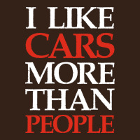 I Like Cars More Than People Heavy Core Tee | Teevron