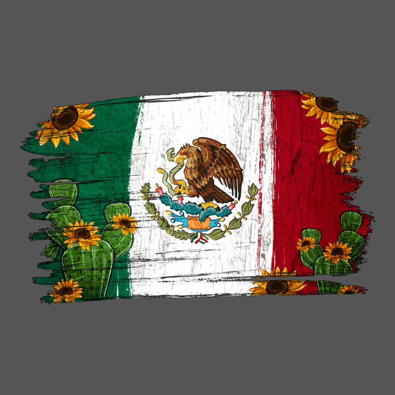 Cactus Sunflower Mexican Flag Zipper Hoodie by Jasminsmagicworld | Teevron