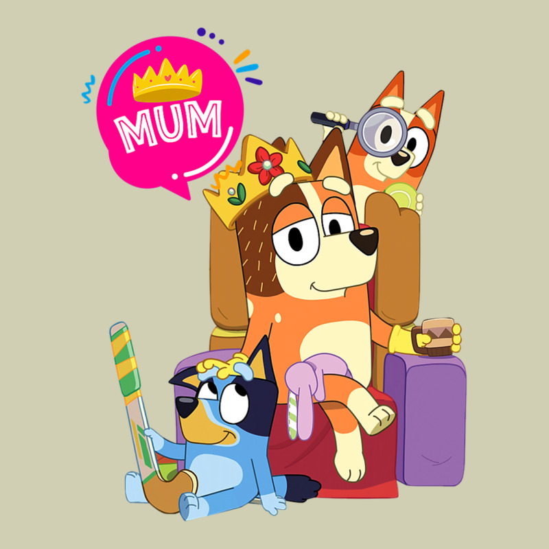 Bluey Mom Dad Funny Queen For Family Lover T Shirt Heavy Core Tee by artisFamous | Teevron