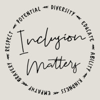 Inclusion Matters With Empathy Bravery Respect Heavy Core Tee | Teevron