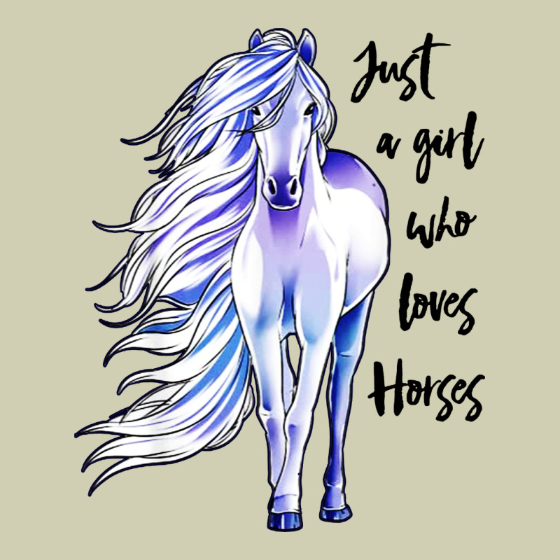 Just A Girl Who Loves Horses Heavy Core Tee by artisFamous | Teevron