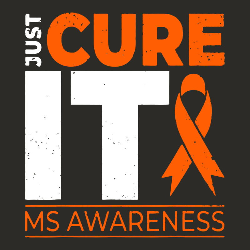 Just Cure It Ms Multiple Sclerosis Awareness Heavy Core Tee by artisFamous | Teevron