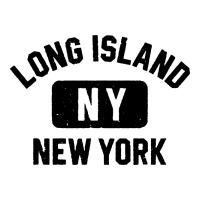 long island ny gym style distressed amber print | Teevron