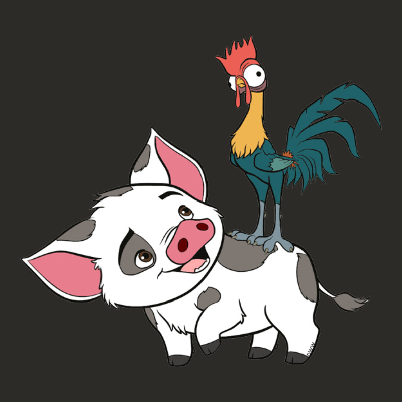 Hei Hei Rooster And Pig Funny Cartoon Heavy Core Tee by artisFamous | Teevron