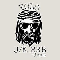 Funny Jesus Easter Yolo Jk Brb Heavy Core Tee | Teevron