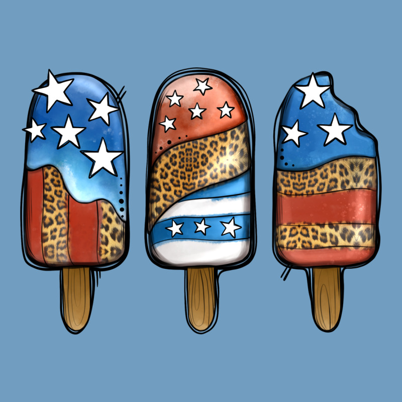 Patriotic Leopard Popsicles Urban Heavy Tee by Jasminsmagicworld | Teevron