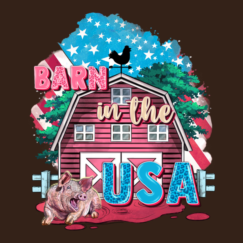 Barn In The Usa Heavy Core Tee by FaDigitalArtStudio | Teevron
