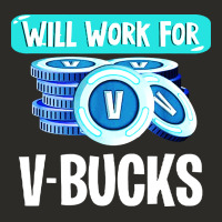 Will Work For V Bucks Youth Gamer Heavy Core Tee | Teevron