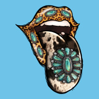 Turquoise Gemstone Leopard Cowhide Tongue Premium Sweatshirt | Teevron