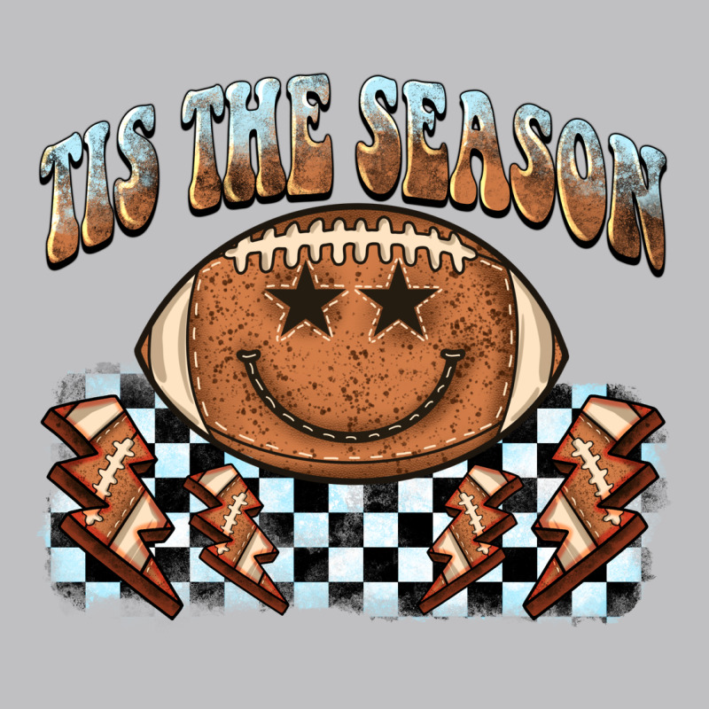 Tis The Season Football Smiley Face Classic Tee by BarkalooDesign | Teevron