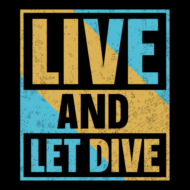 Live And Let Dive Retro Style Heavy Core Tee by artisFamous | Teevron