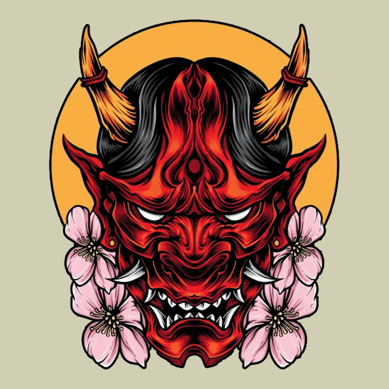 Demon Oni Mask Heavy Core Tee by artisFamous | Teevron