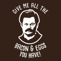 Ron Tv Show Parks Swanson - Bacon & Eggs Heavy Core Tee | Teevron