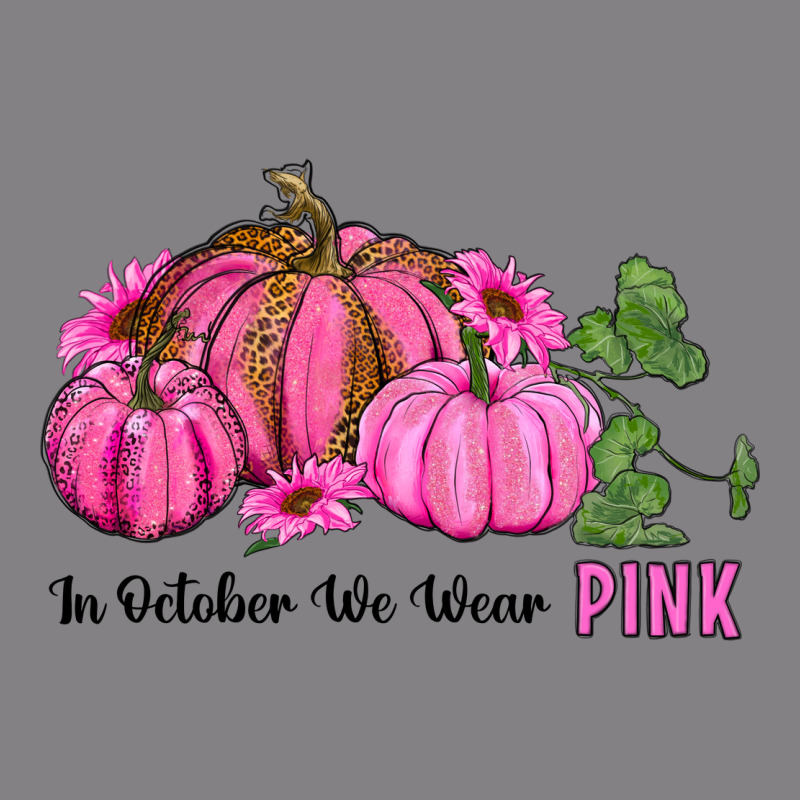 In October We Wear Pink Pumpkin And Sunflowers Heavyweight Hoodie by RanaPortraitStore | Teevron
