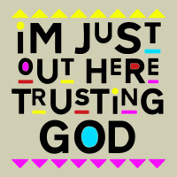 I'm Just Out Here Trusting God Heavy Core Tee | Teevron