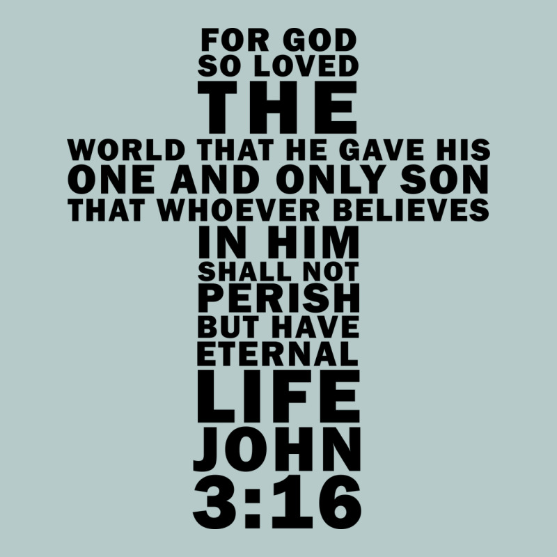 John 3:16 Bible Verse Cool Christian Church Shirts Christianity Heavy Core Tee by artisFamous | Teevron