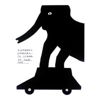 Elephant Black To Stand On Your Car | Teevron