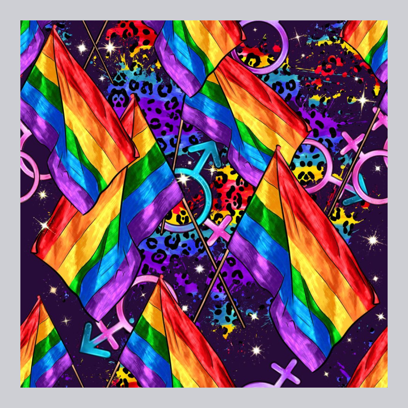 Lgbt Flag Seamless Pattern Classic Tee by FaDigitalArtStudio | Teevron