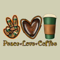 Peace Love Coffee Heavy Core Tee | Teevron