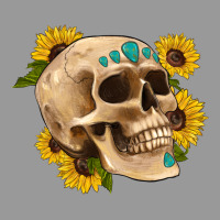 Skull Flowers And Gemstone Vintage Hoodie | Teevron