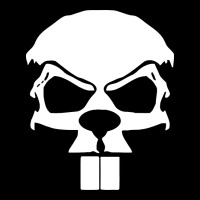 Crazy Beaver Skull Heavy Core Tee | Teevron