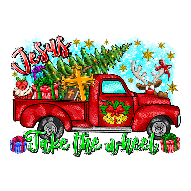 Jesus Take The Wheel Ladies Tee by CowhideDigitalArt | Teevron