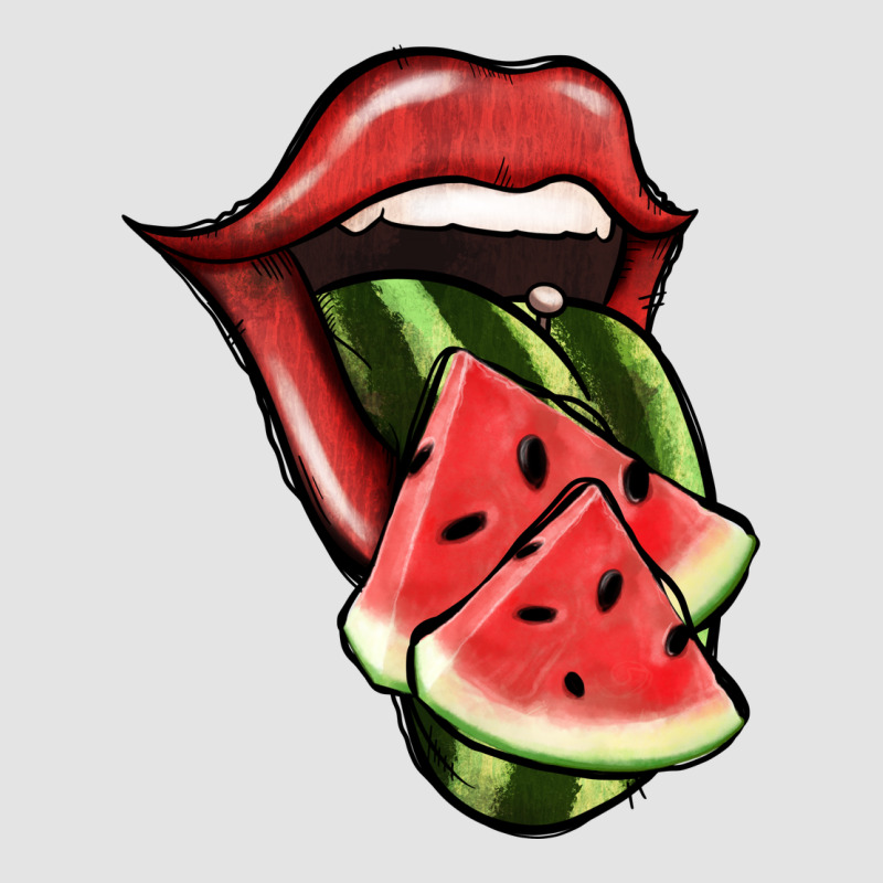 Watermelon Tongue Premium Sweatshirt by Jasminsmagicworld | Teevron