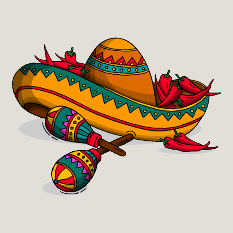 Maracas Sombrero Mexican Heavy Core Tee by artisFamous | Teevron