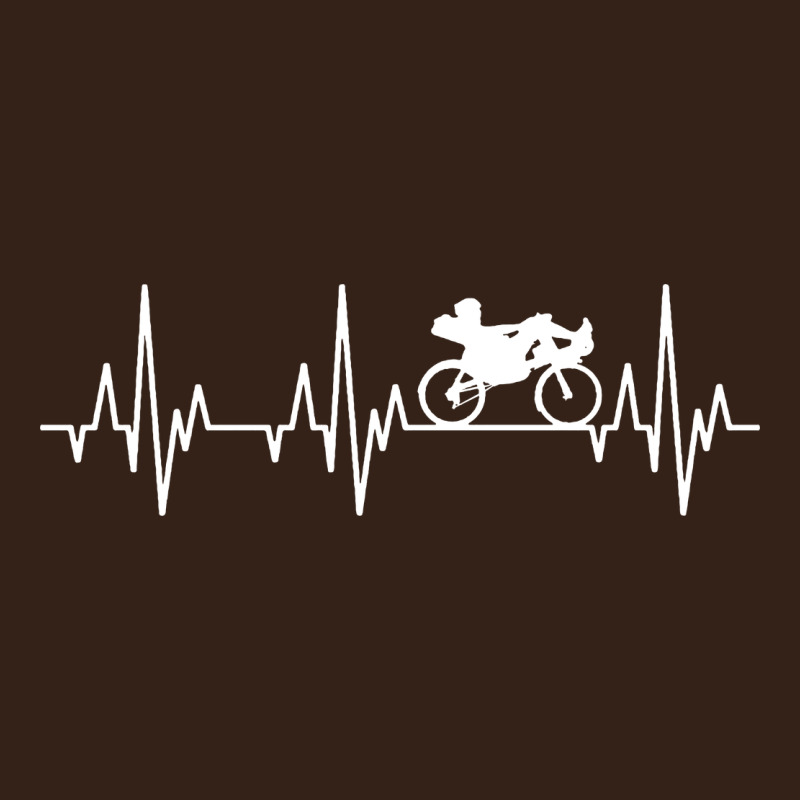 Heartbeat Recumbent Bicycle Bike Cyclist Biking Heavy Core Tee by artisFamous | Teevron