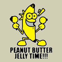 Peanut Butter Jelly Time Banana Heavy Core Tee | Teevron