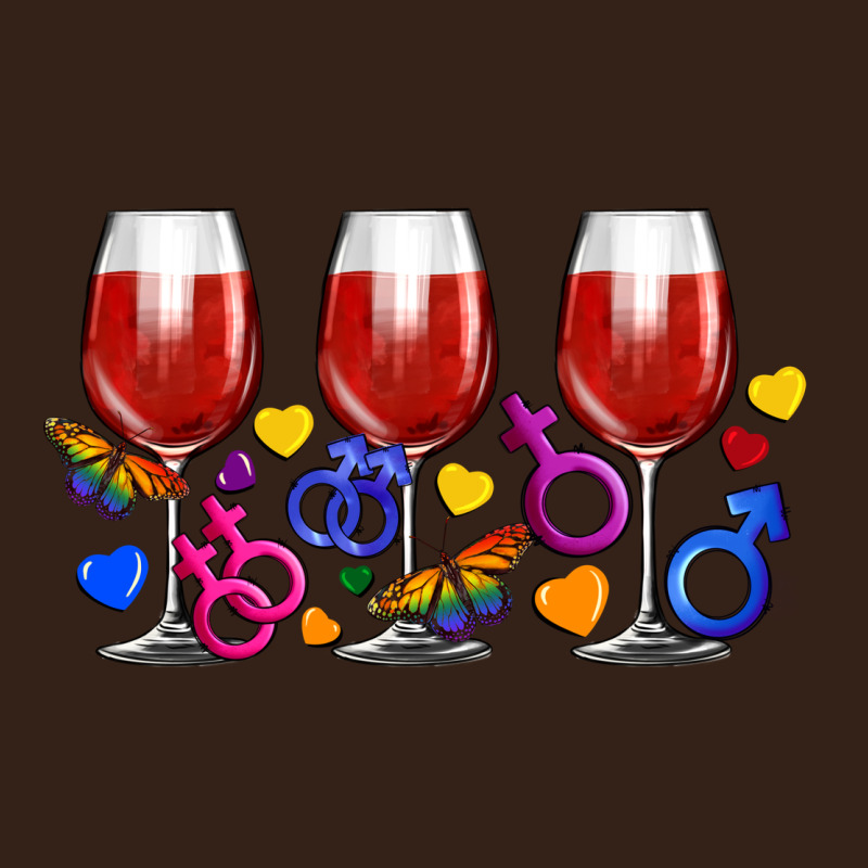Pride Wine Cups Heavy Core Tee by FaDigitalArtStudio | Teevron