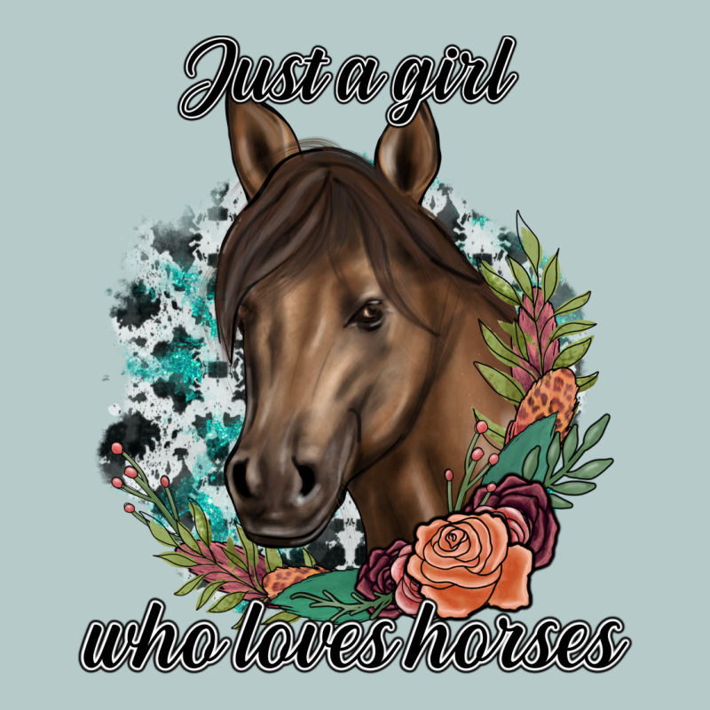 Just A Girl Who Loves Horses Heavy Core Tee by artisFamous | Teevron