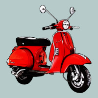 Classic Italian Vespa Scooter Heavy Core Tee | Teevron