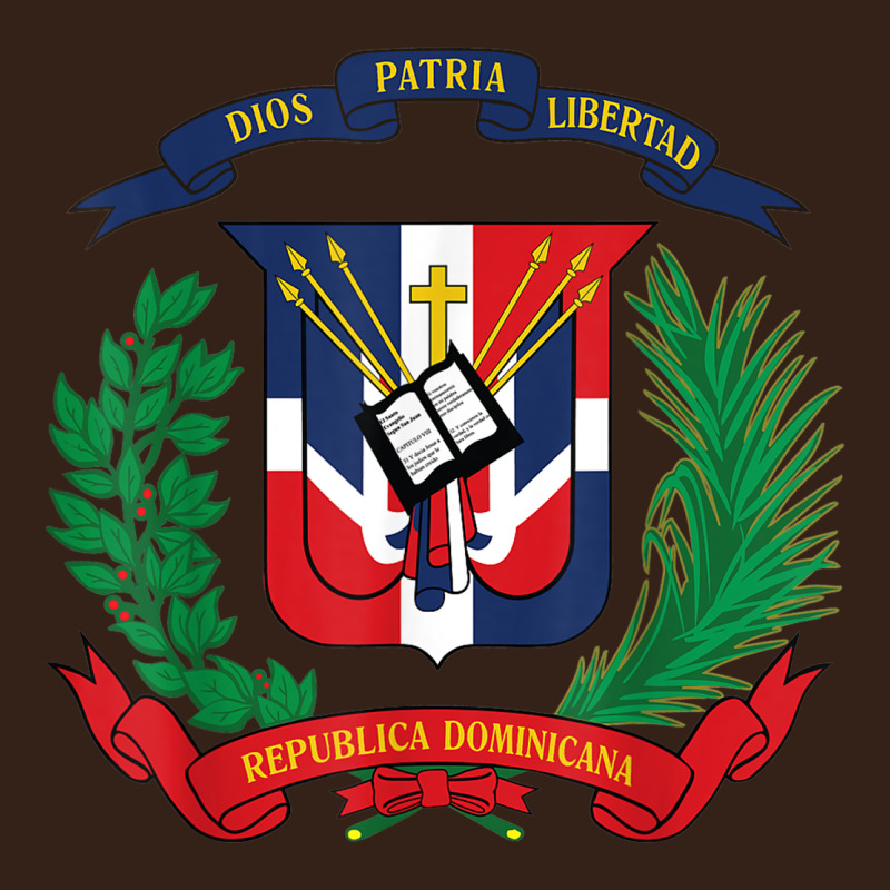 Dominican Republic Flag National Emblem Republica Dominicana T Shirt Heavy Core Tee by artisFamous | Teevron