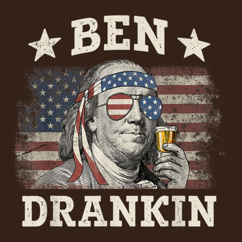 Ben Drankin 4th Of July Patriotic Funny T-shirt Heavy Core Tee by artisFamous | Teevron