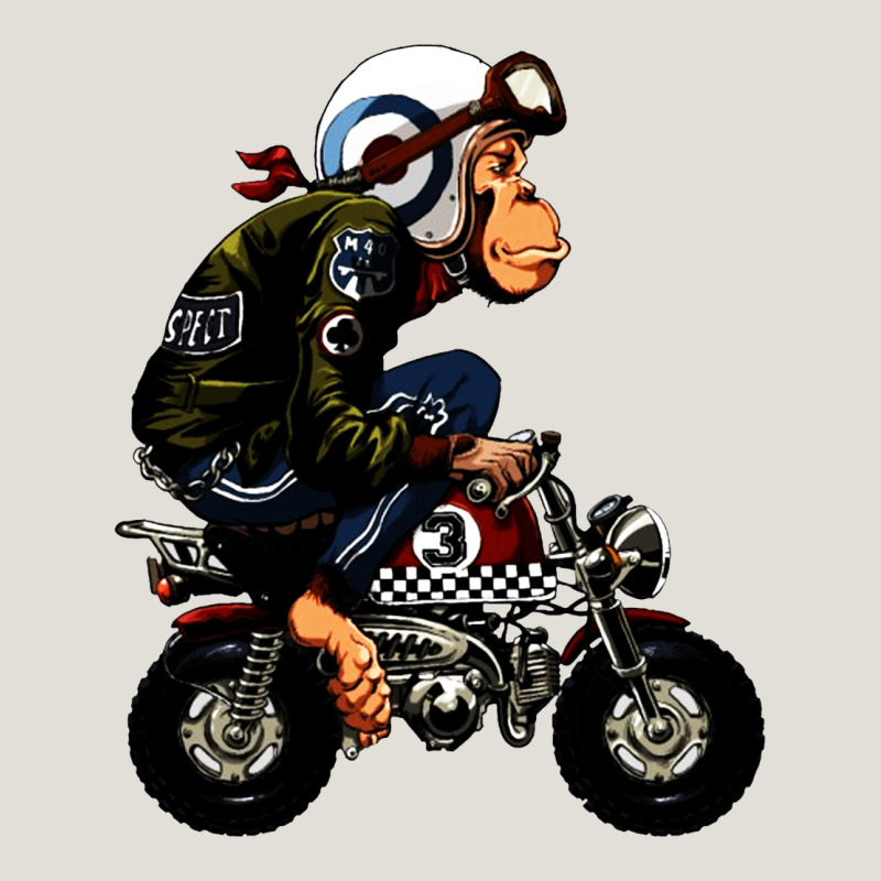 Monkey Bike Cartoon Heavy Core Tee by artisFamous | Teevron
