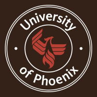 University Of Phoenix White Red Heavy Core Tee | Teevron
